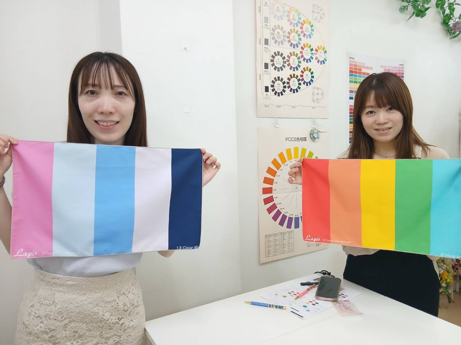 ご姉妹でパーソナルカラー診断
